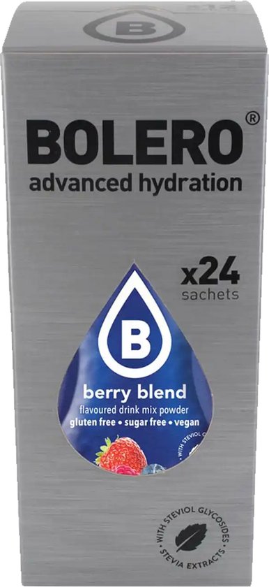 Sirops Bolero - Blend de Berry - 24 x 9 grammes