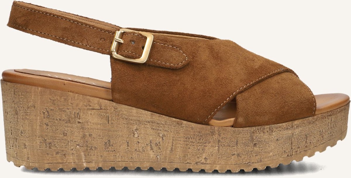AYANA 722031 Sandalen Dames Cognac Bruin