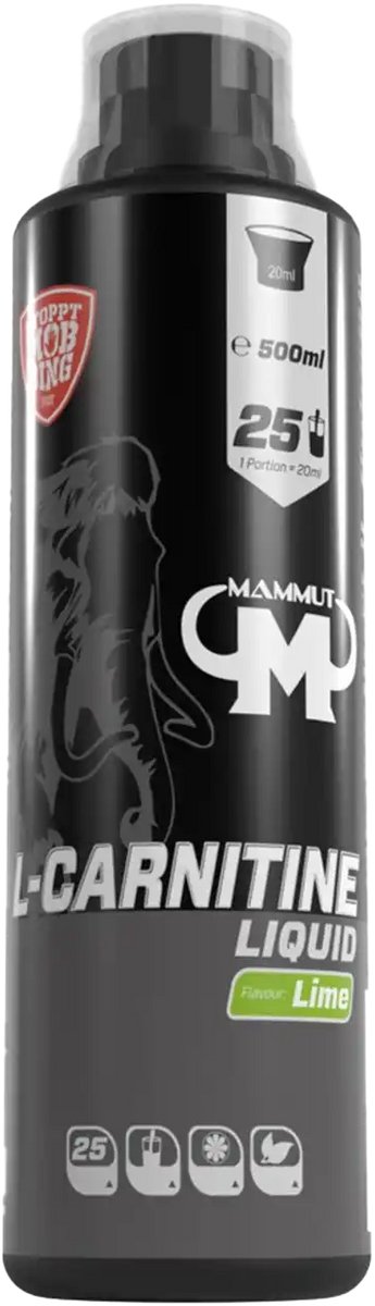 Mammut L-Carnitine Liquid (500ml) Lime - Dieet & Gewichtsbeheersing - L-Carnitine