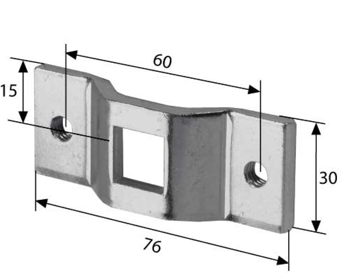 Motorbeugel SP1 en SP2, M8