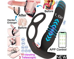 Stotende anale vibrator, prostaatmassagering, seksdildo voor mannen en vrouwen