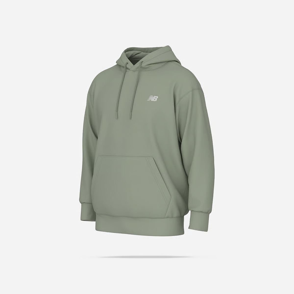NEW BALANCE sport essentials fleece hoodie Hoodie heren Groen