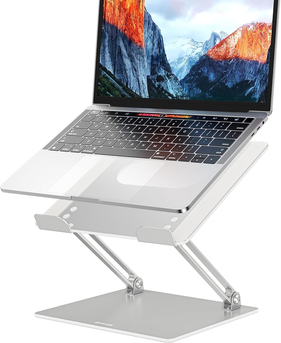 Ergonomische Aluminium Laptophouder voor 10-14 inch Laptops