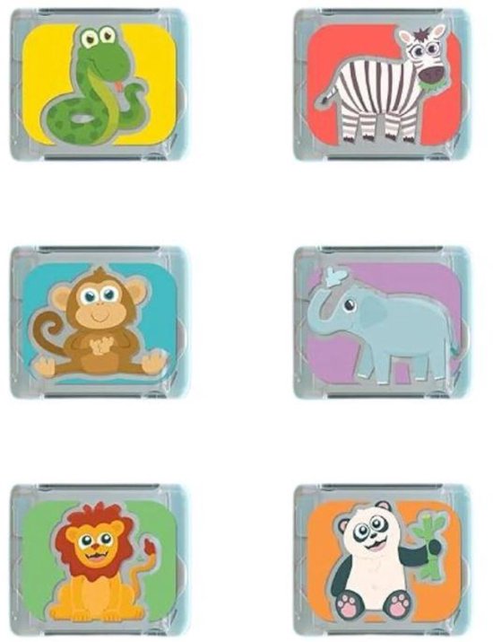 Glo Pals Zoo Light up cubes - 4 weken licht - Multi van Glo Pals — afbeelding 2