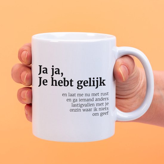 Ditverzinjeniet.nl Mok Ja ja, je hebt gelijk