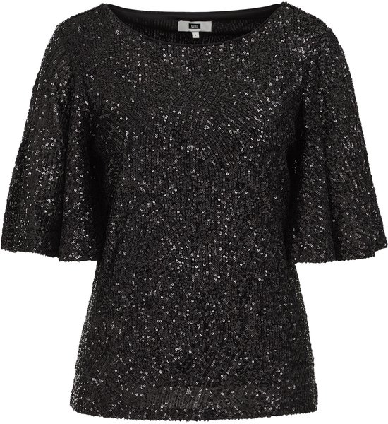WE Fashion Top femme à paillettes
