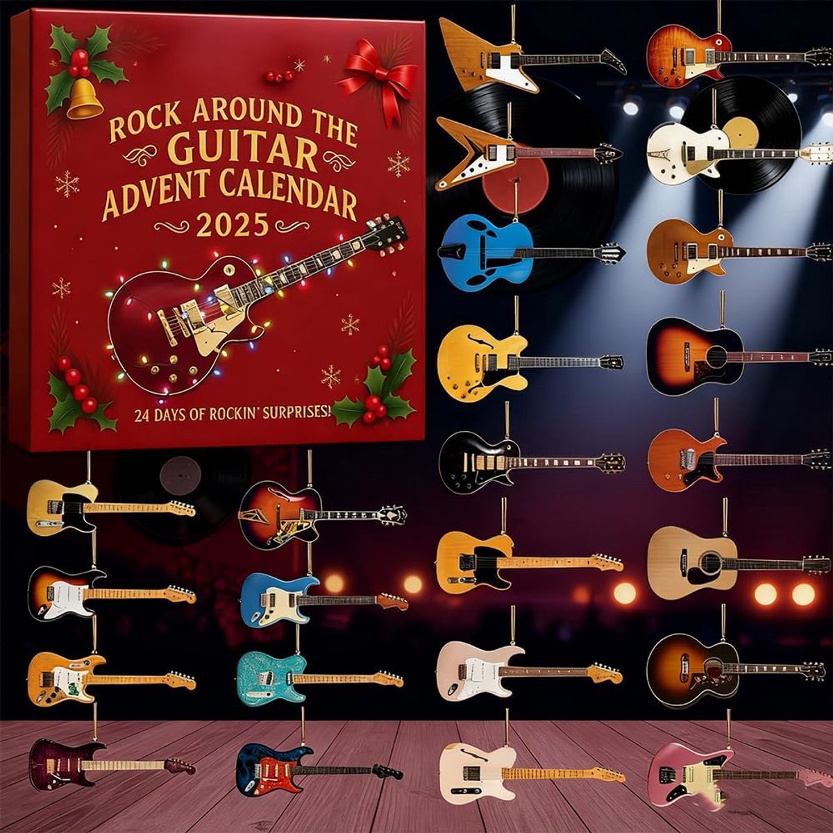 Calendrier De L'Avent 2025 Avec Compte à Rebours 24 Jours