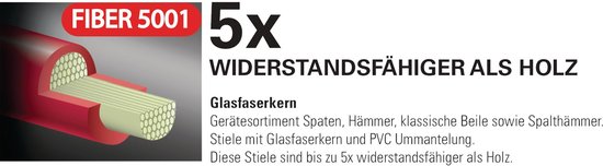 Polet tuinspade fiber 5001 met T-greep 285 x 180 mm - 106110EV — afbeelding 2