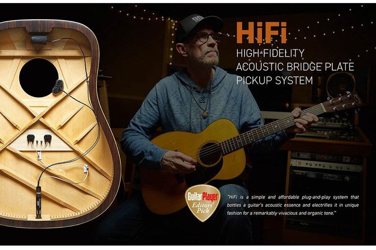 L.R.Baggs Pickup HiFi Bridge Plate - Pickup voor akoestische gitaar