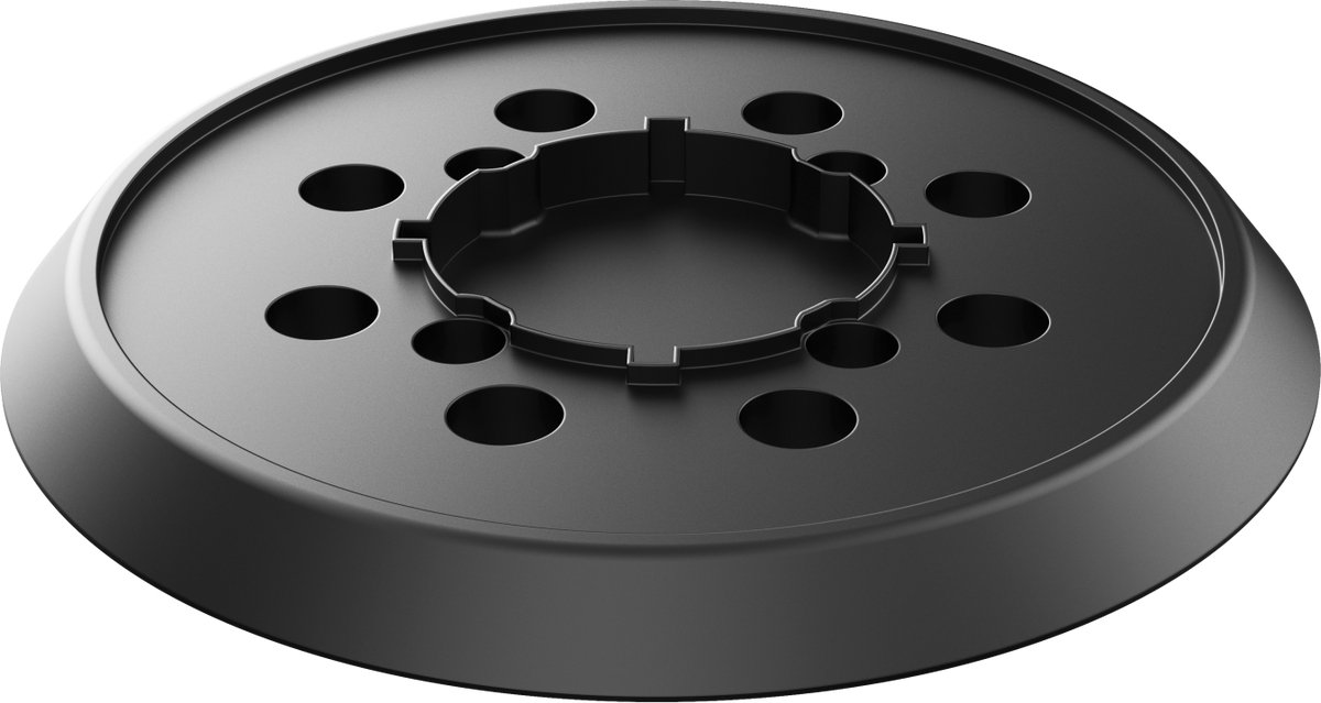 SKIL Steunschijf voor Schuurschijven - 125mm - Voor Excentrische Schuurmachine - Geschikt voor Klithechting - 2610S01793