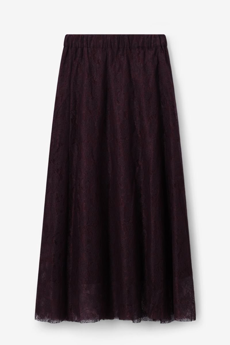 Sissy-Boy - Paarse kanten maxi rok