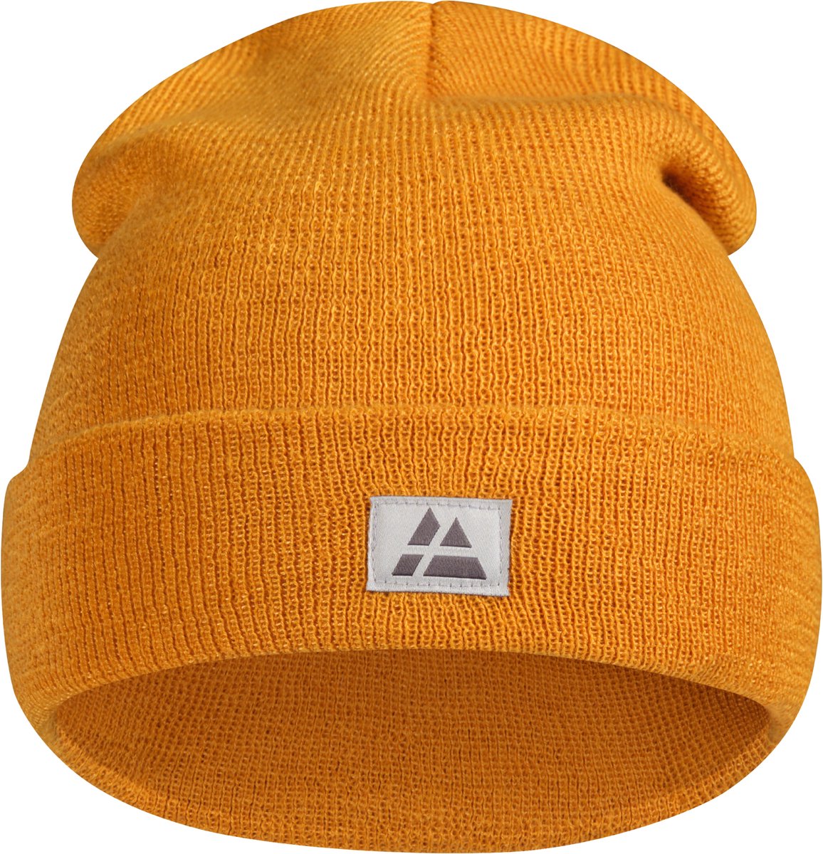 DANISH ENDURANCE Beanie van Gerecycelde Materialen - Gebreid - Mosterdgeel