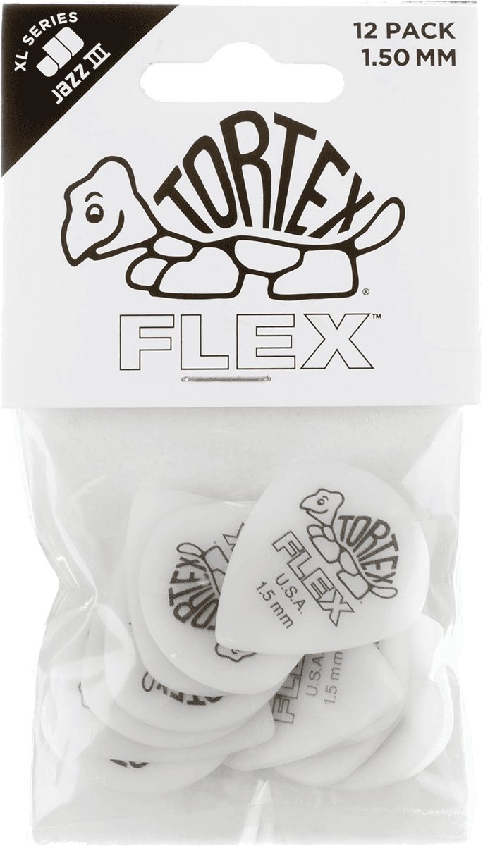Jim Dunlop - Flex Jazz III XL - Plectrum - 1.35 mm - 12-pack