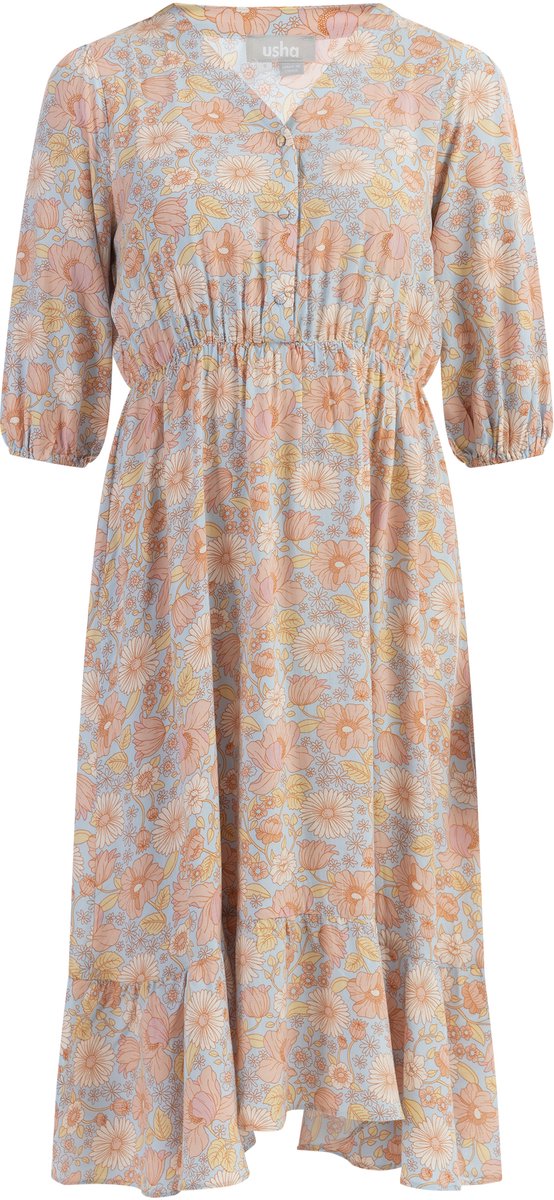 usha midi-jurk