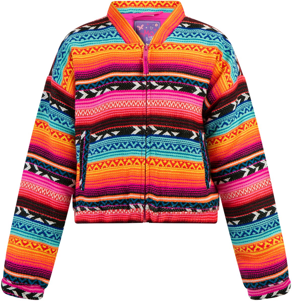 myMo bomberjack Veelkleurig Neonroze