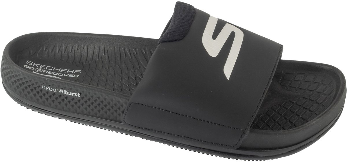 Skechers Arch Fit Hyper Slide, Mannen, Zwart, Slippers, maat: 46