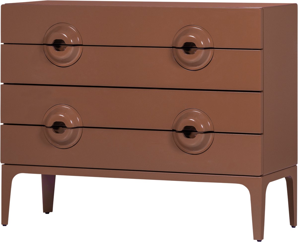WOOOD Merge Ladekast/Commode - Hout - Oud Roze - 89x110x44