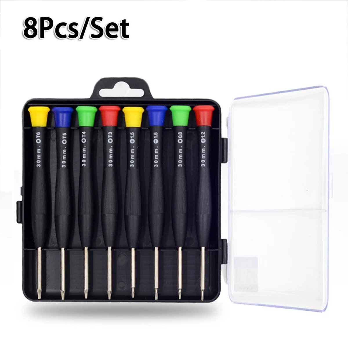 8 Stuks Precisie Torx Kruisschroevendraaier - Brillen - Sieraden - Horloge - Klokken - Reparatie - Handgereedschap
