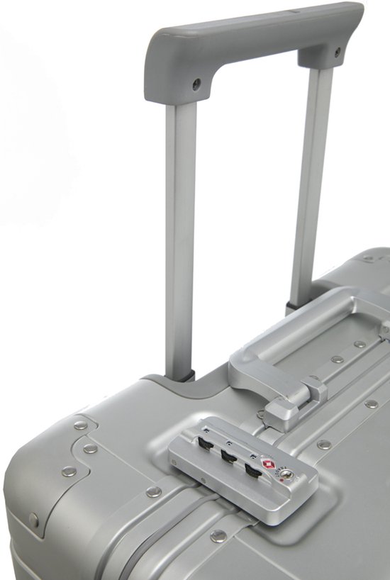 Alumaxx koffer - GRAVITY - aluminium - 4 draaibare wielen - zilver - JU-45192