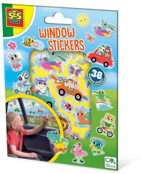 38 herbruikbare raamstickers