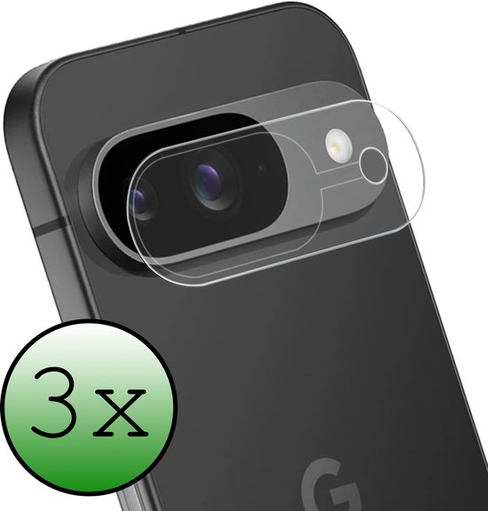 Protection d'écran pour appareil photo Google Pixel 10 , Tempered Glass , 3 Pixel