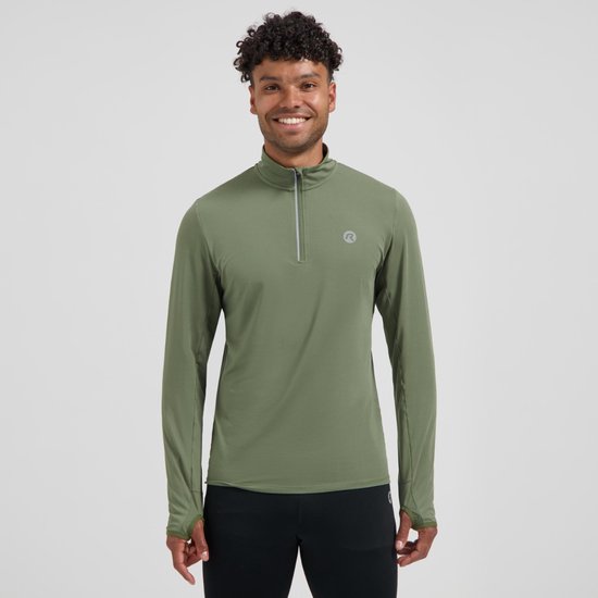 Rogelli Core Running Shirt Homme Manches Longues - Running Shirt - Vert