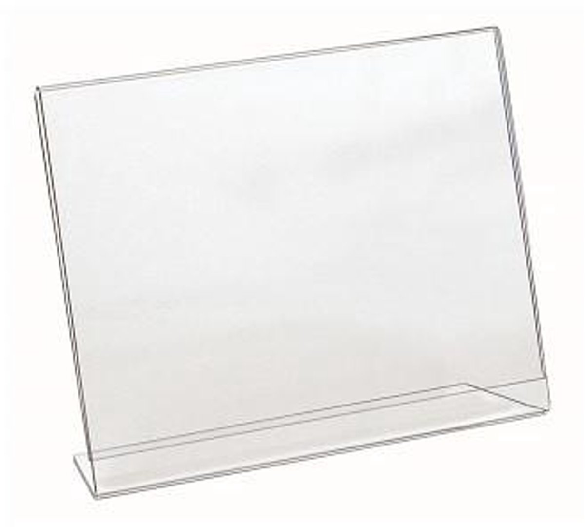 Lebez 7041 menuhouder Tafelbladhouder Transparant Acryl