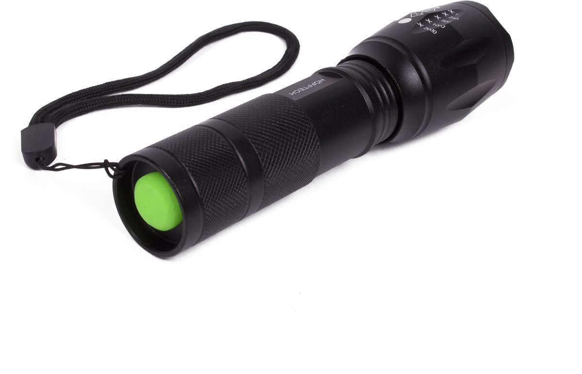 Hofftech Tactical Super Beam - Zaklamp - Zwart