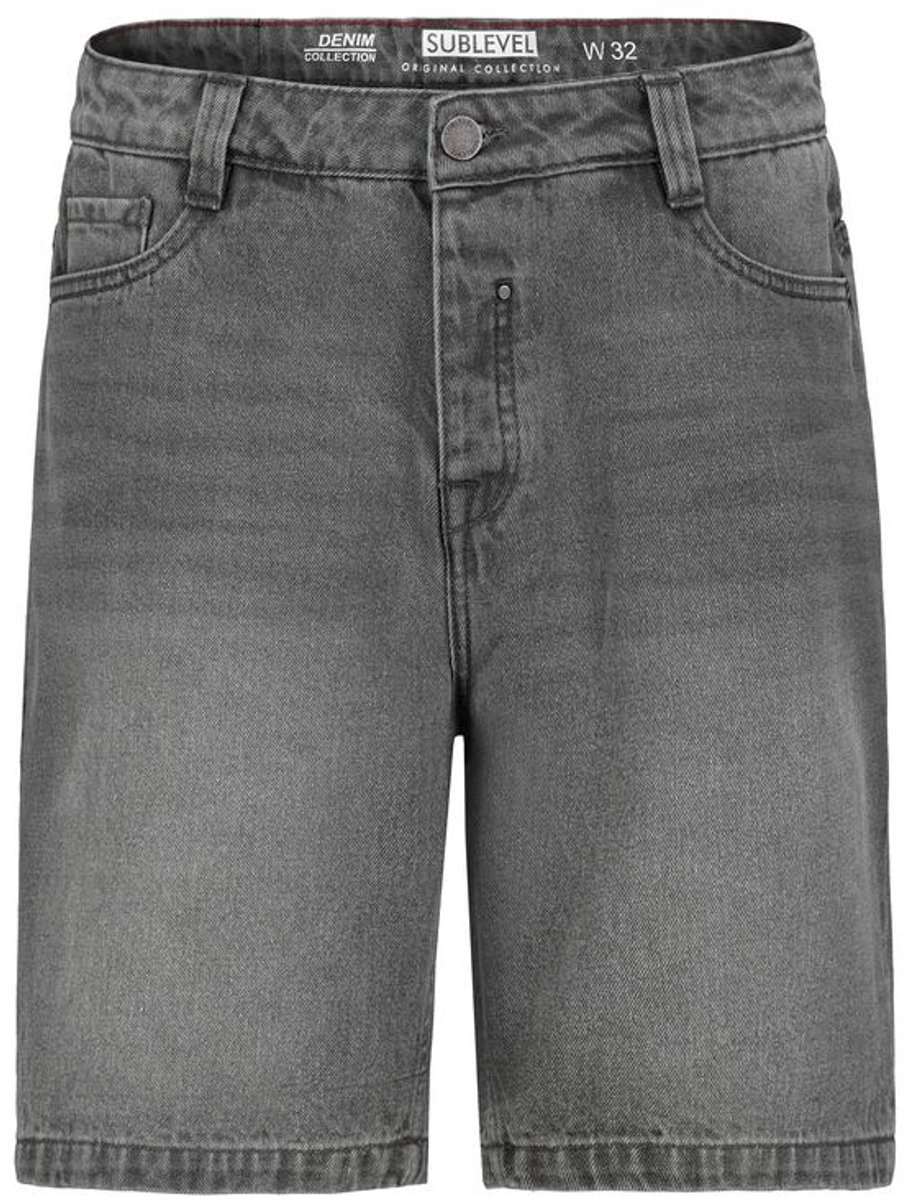 Sublevel Mens Bermuda Heren Shorts - grijs - M