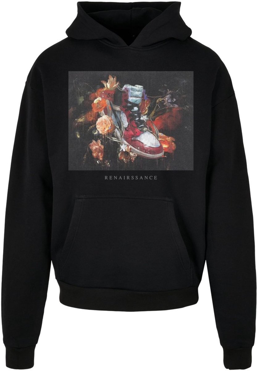 Mister Tee Renairssance Painting Oversize Hoodie/trui XS Zwart