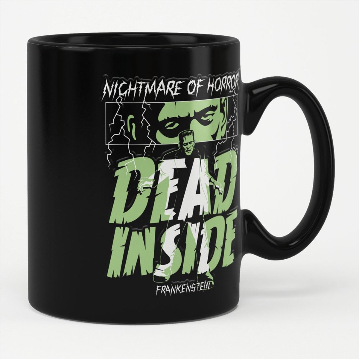 Universal Monsters Tasse/Kaffeebecher Dead Inside Mug Black