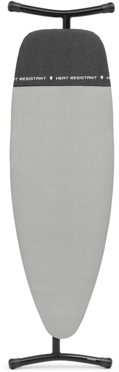 Brabantia Strijkplank D met Hittebestendige Parkeerplaats - 135 x 45 cm - Metallised