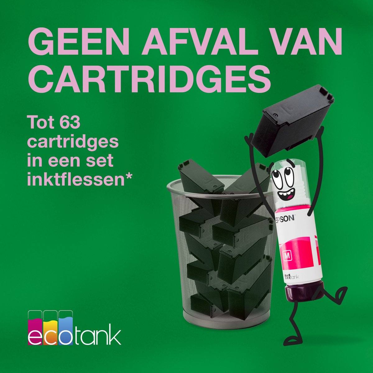 Epson EcoTank ET-2876 - All-in-One Inkttank Printer - Inclusief tot 3 jaar inkt - Wit — afbeelding 2