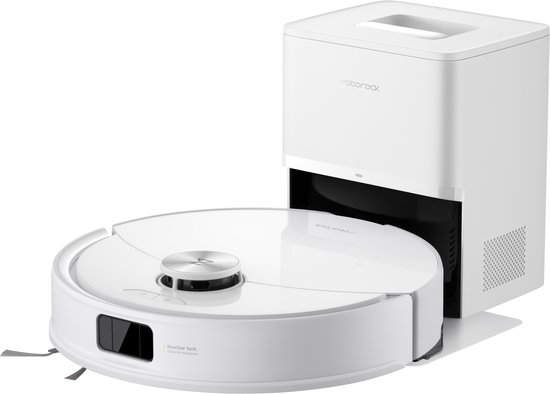 Roborock Robot VC Q10 VF+ Wit, 10.000 Pa Hyperforce zuigkracht, dubbel anti-klit systeem, Vibra Rise 2.0 veegsysteem