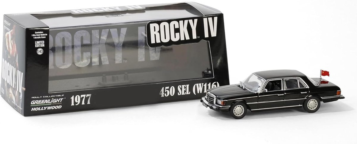 Mercedes-Benz 450 SEL (W116) 1977 'Rocky IV' - 1:43 - Greenlight