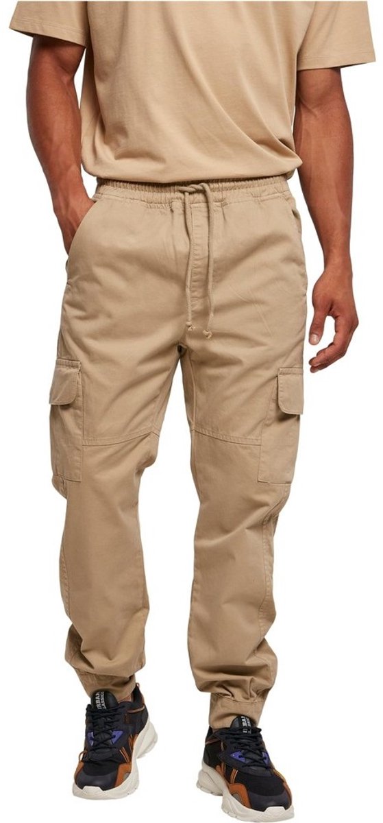 Urban Classics Military Heren joggingbroek S Beige