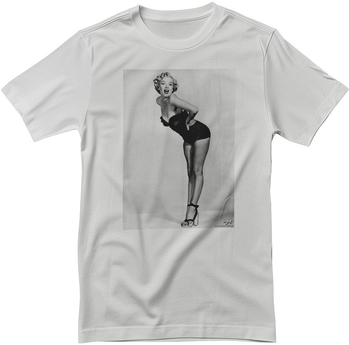 Marilyn Monroe Bathing Suit -pose Portrait -T-shirt RD-1-MM004-DTG