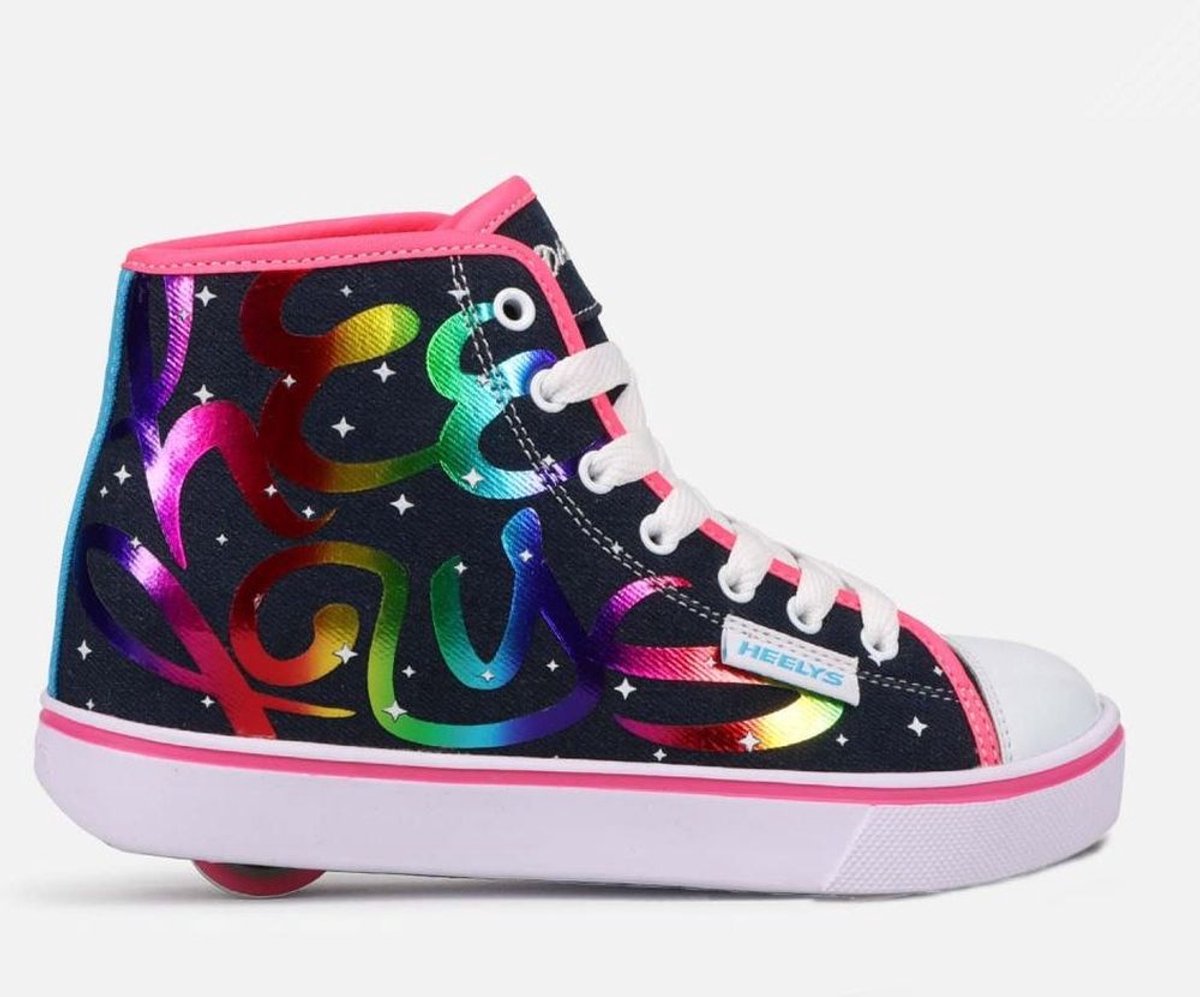 Heelys Veloz in Regenboogkleuren Denim