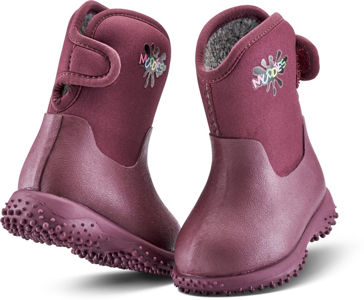 Grubs kinderrubberlaarzen Muddies Puddle Wellies Red-22