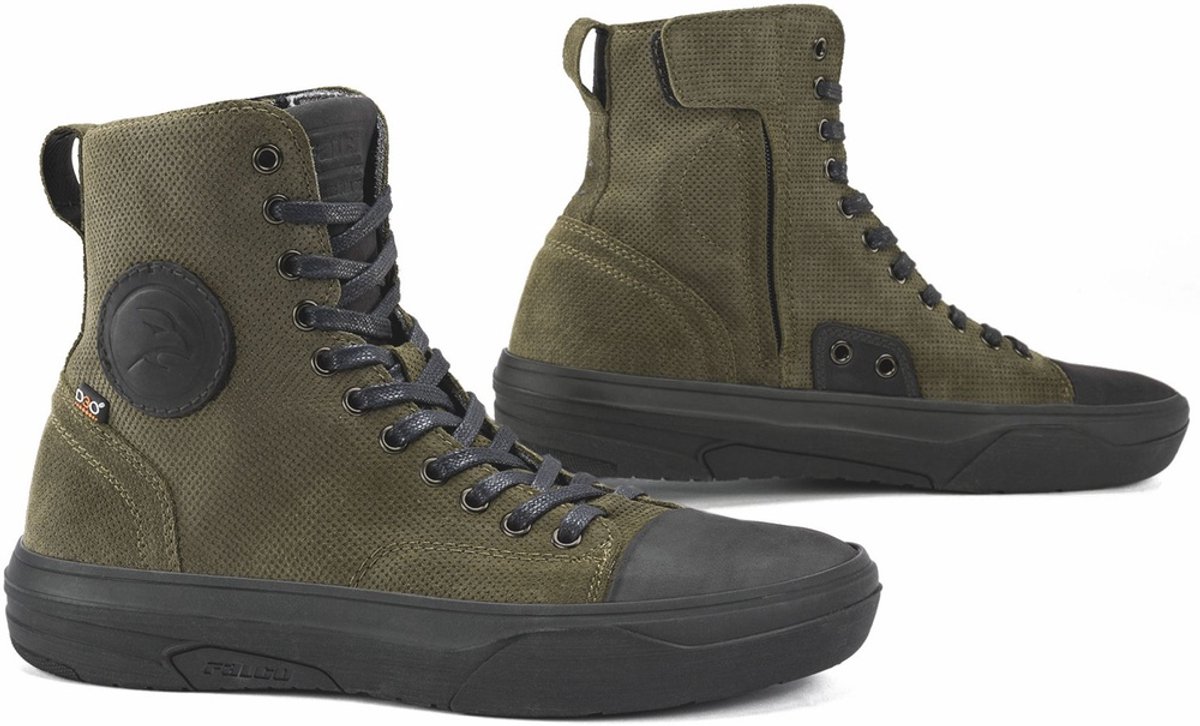 Falco Lennox 3 Olijfgroene Dames Motorschoenen - Laars