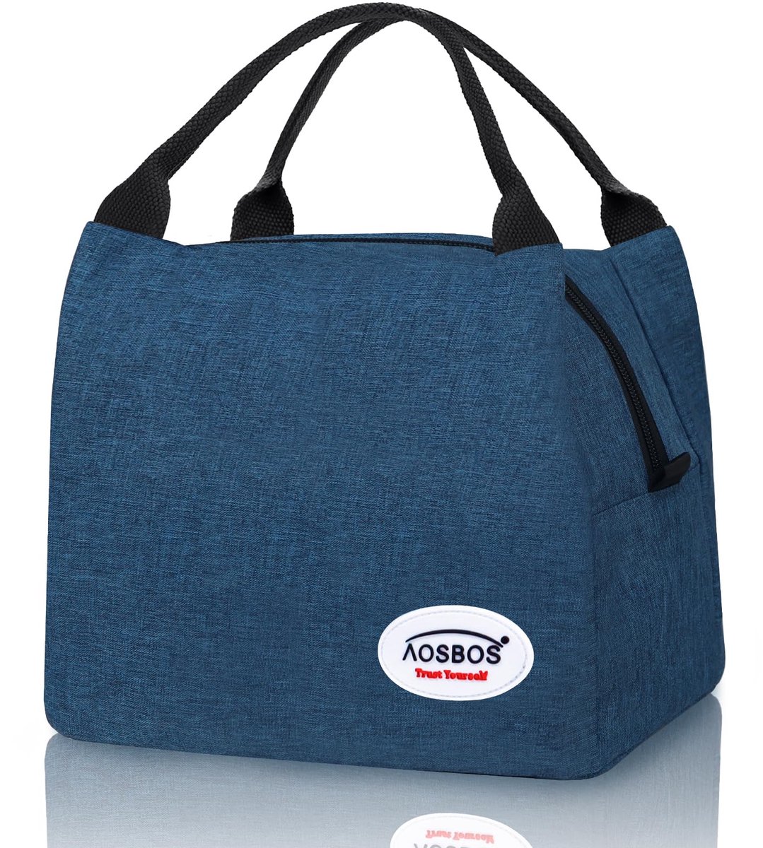Compacte geïsoleerde lunchzak - Draagbare thermische tas voor dames en heren, 8.5L, waterdicht, opvouwbaar