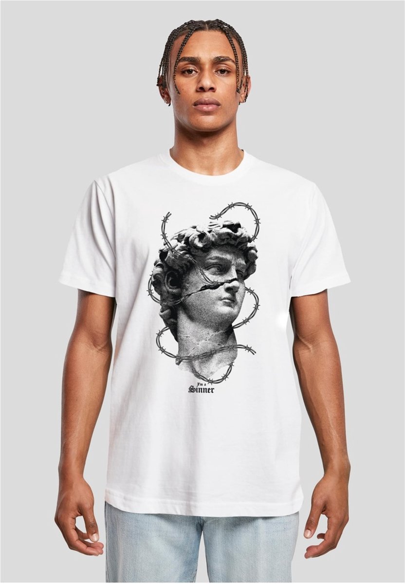 Mister Tee I’m A Sinner Heren Tshirt S Wit