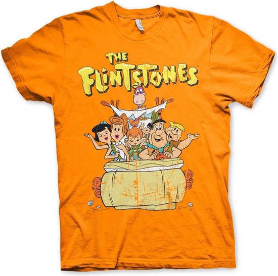 The Flintstones T-Shirt Orange-S