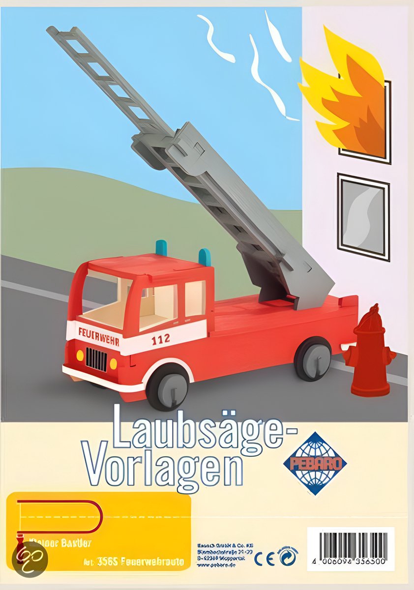Figuurzaag patroon Brandweerauto