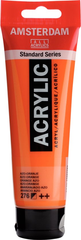 Peinture Acrylique Amsterdam Standard 120ml 276 Azo Orange