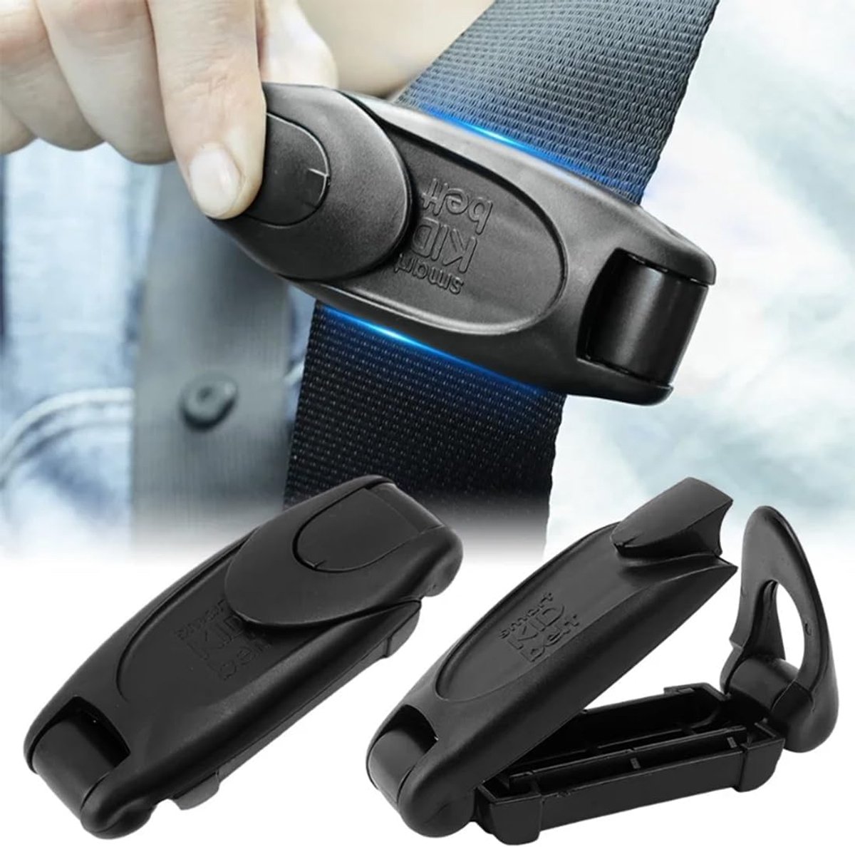 Image of 4-delige autogordelclip, universele gordelversteller, autogordelversteller, gordelversteller, gordelclip, autogordelclipversteller, volwassene en kind