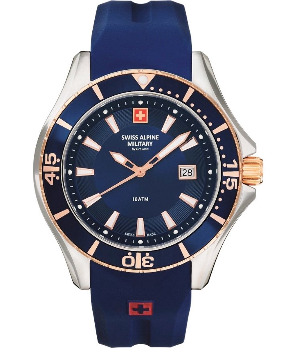Swiss Alpine Military Nautilus SAM7040.1855 mannen horloge