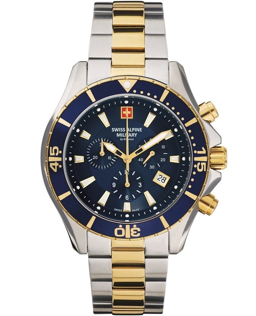 Swiss Alpine Military Nautilus Chrono SAM7040.9145 mannen horloge