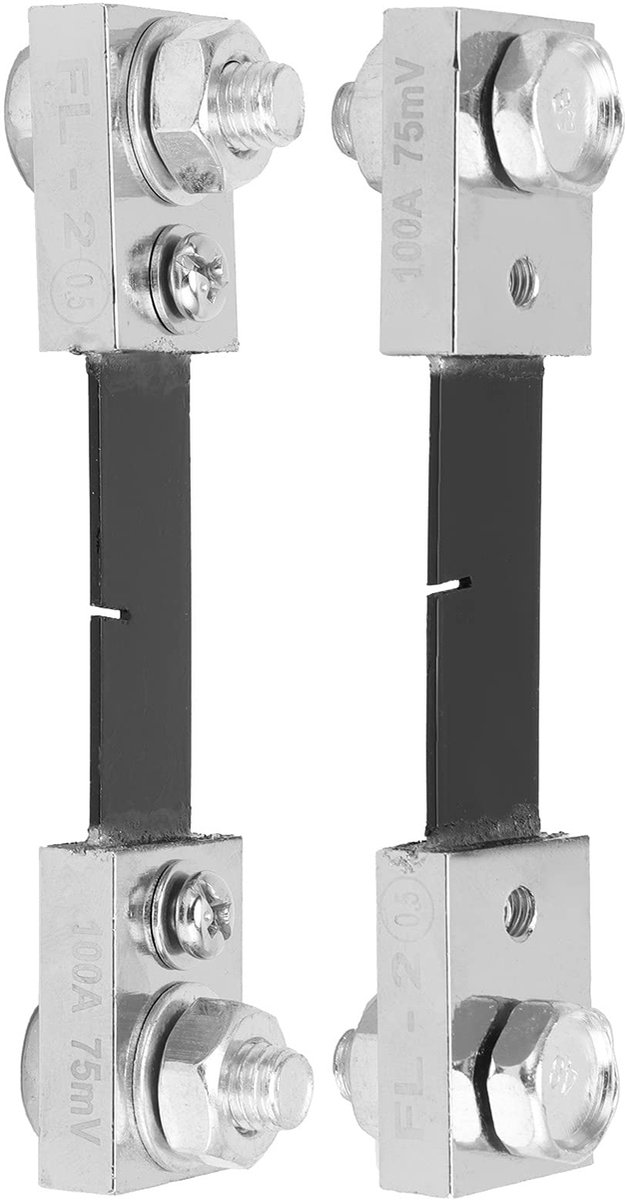 AMP Current Shunt, Current Shunt Alloy High Accuracy 100A For Current Measurement