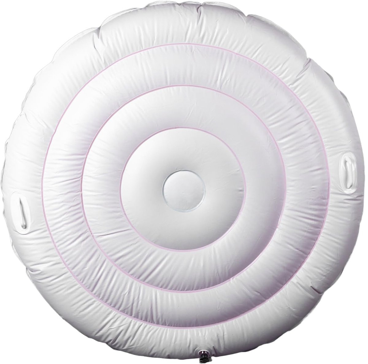 Ronde Opblaasbare Hot Tub Deksel met Handvat, 4.5ft Regenbestendig Geïsoleerd Hot Tub Deksel voor Buiten Opblaasbare Ronde Hot Tub, Draagbaar Hot Tub Deksel voor Ronde
